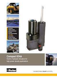 Actuador electrohid. aplicc. alta densidad de potencia